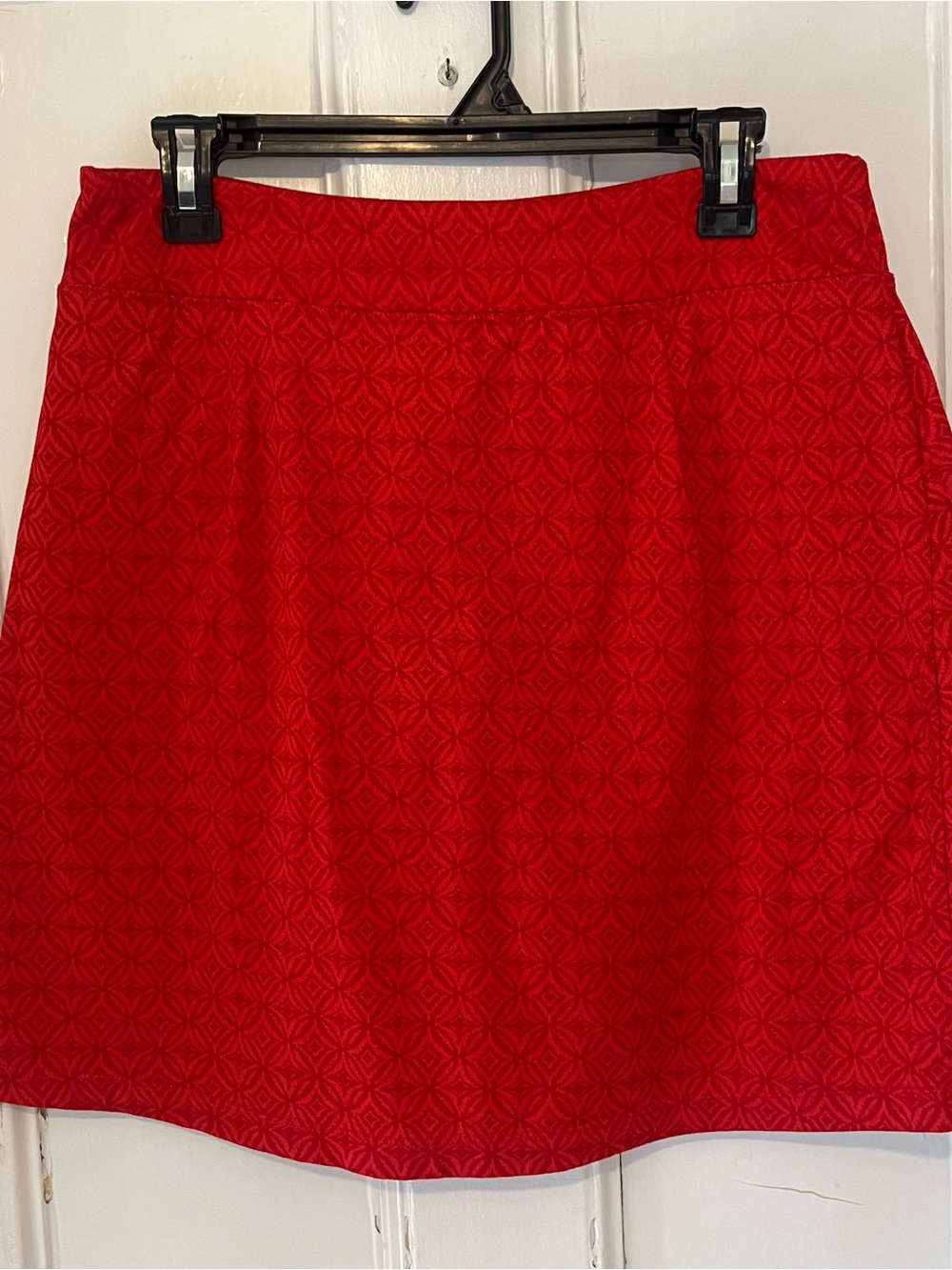 Seg’Ments Red A-Line Skirt